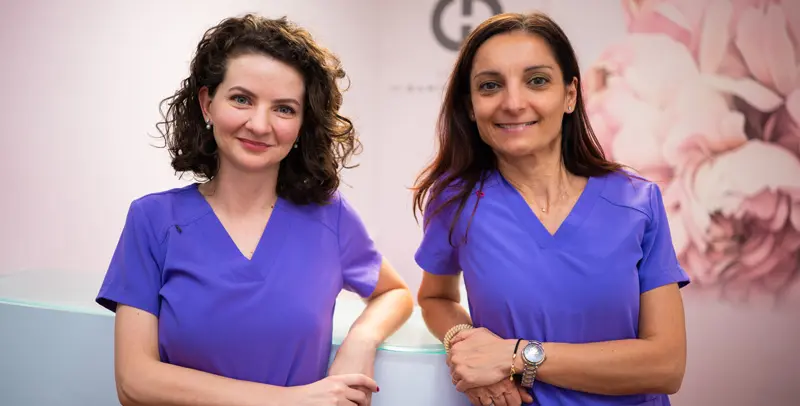 Dr Gherlan alaturi de dr Diveica in cadrul proiectului Monalisa